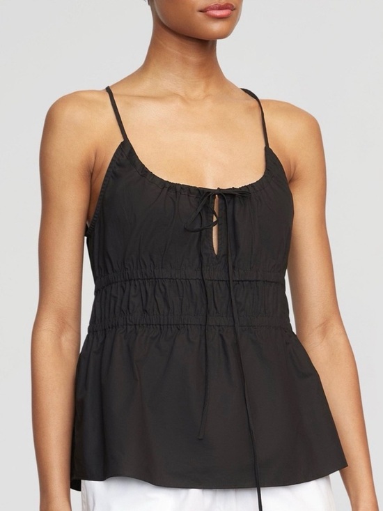 Modern Citizen Tops - Modern Citizen Jamila Organic Cotton Ruched Cami